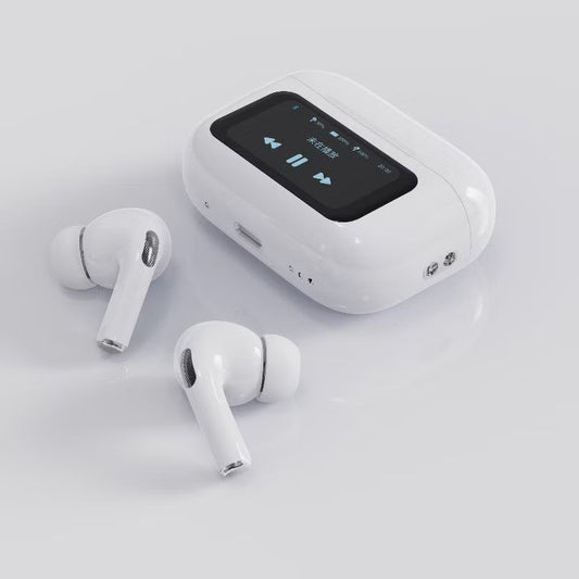 A9 PRO Wireless Bluetooth Earbuds - Digital Display, ANC + ENC
