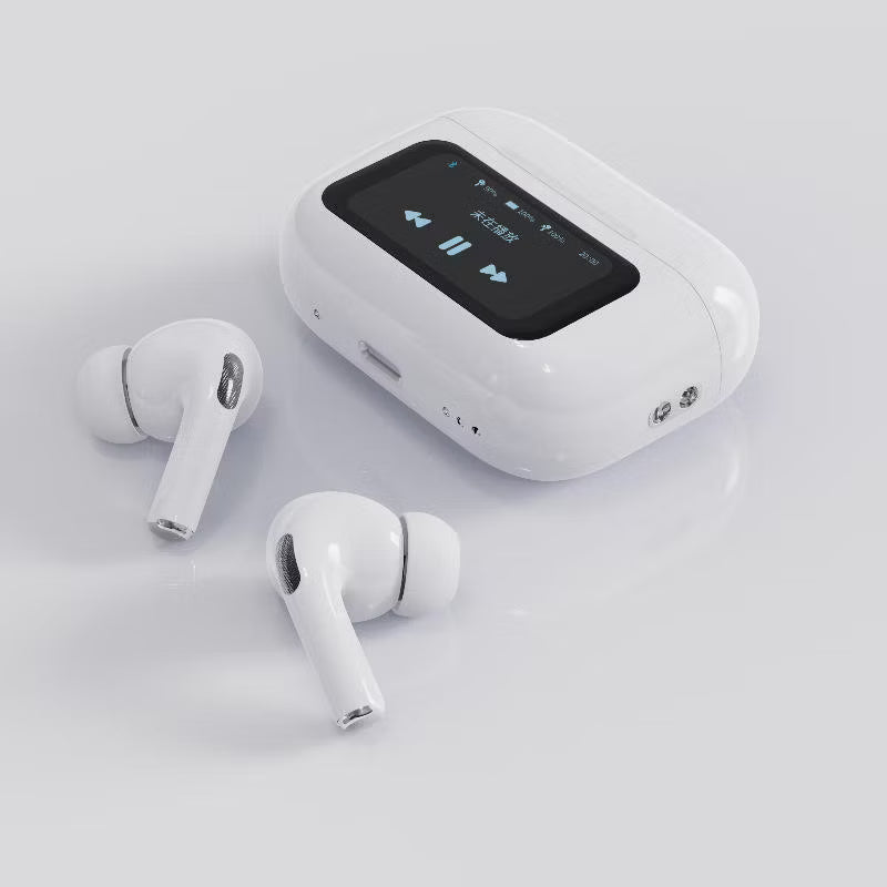 A9 PRO Wireless Bluetooth Earbuds - Digital Display, ANC + ENC